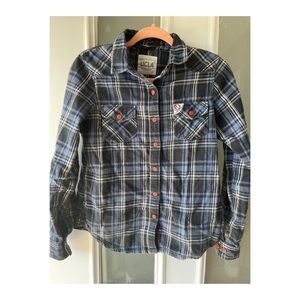 Women’s UCLA plaid shirt